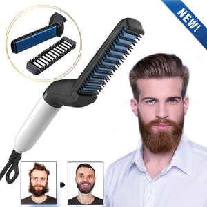 PLANCHA DE PELO PARA HOMBRES - PEINE Y BARBA