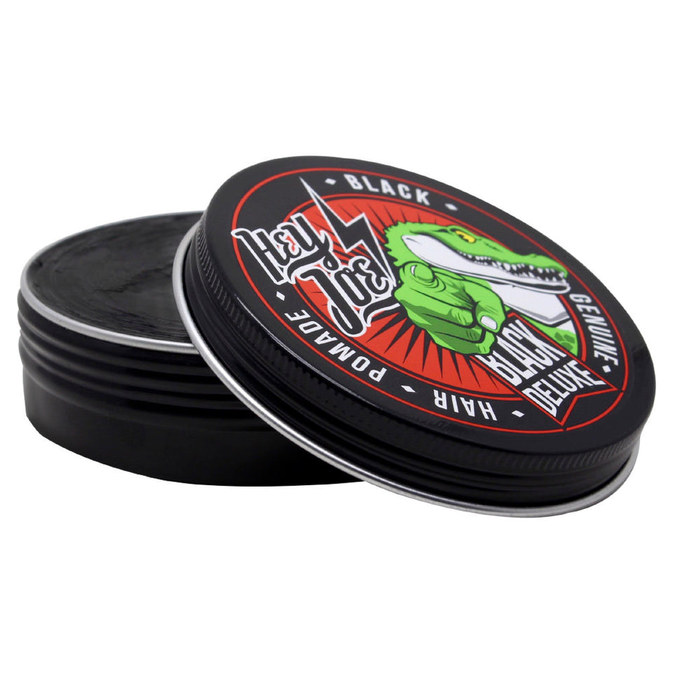 HEY JOE! GENUINE HAIR POMADE BLACK DELUXE | POMADA PARA EL CABELLO